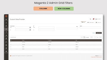 Magento 2 Admin Grid | Column and Non-Column Filters