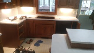 how to remove old laminate countertop