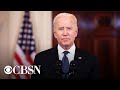 Biden addresses Afghanistan crisis following Taliban’s takeover of Kabul | full video