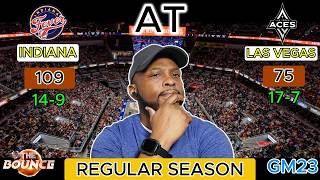 The FEVER Beat The ACES EASILY In Las Vegas #caitlinclark #ajawilson #indianafever #iowahawkeyes