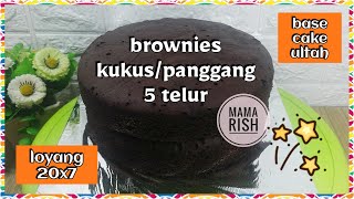 Brownies Panggang Super Lembut || Brownies Panggang 4 Telur