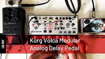 Volca Modular + Electro-Harmonix Memory Toy Effects Pedal "Jam 001"