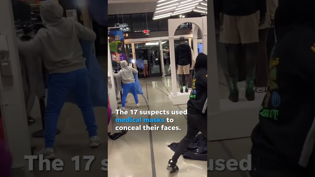 Flash Mob Steals 12 000 Worth Of Merchandise From Nike Store Shorts