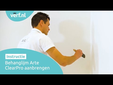 Arte Clearpro behanglijm aanbrengen instructies | Verf.nl - YouTube