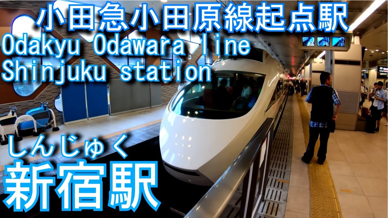 【小田急小田原線　起点駅】新宿駅を歩いてみた Shinjuku station Odakyu Odawara line