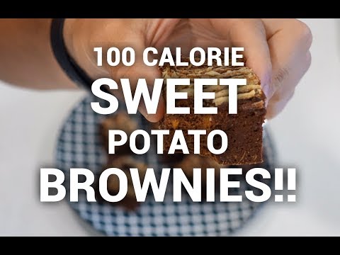 100 calorie sweet potato brownies