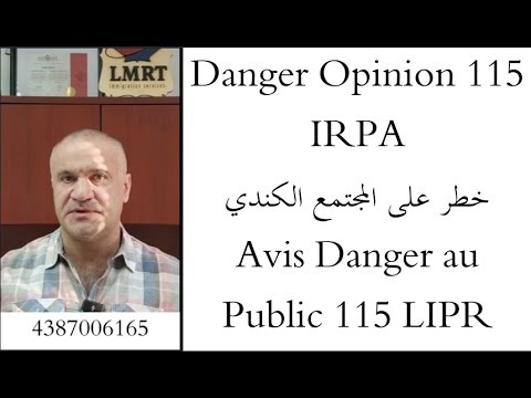 115      خطر على المجتمع الكندي