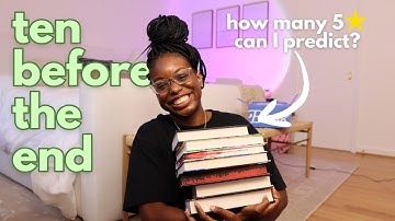 10 books I NEED to read before the end of the year 📚 | 10 before the end TBR ☀️📚