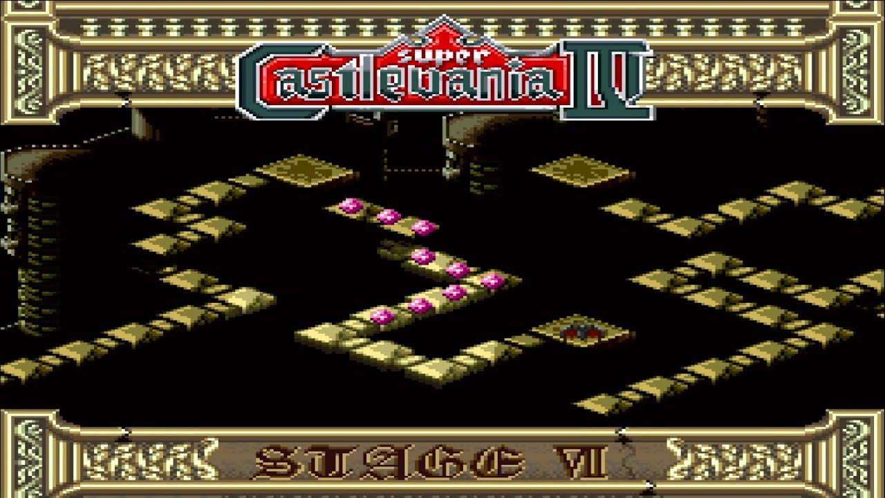Super Castlevania IV 4 - Stage 7 - Block 1 - Long Library - 18