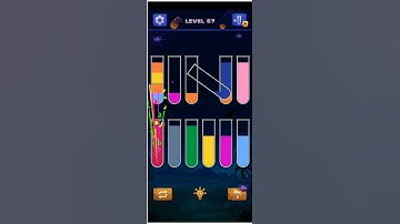 Water Sort Puzzle Level 67 | Game - Water Sort Puzzle || Subhojit Puchki || #oddlysatisfying #shorts