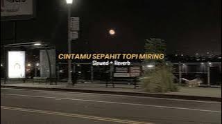 Cintamu sepahit topi miring - Slowed  Viral TikTok - Sound MX KING