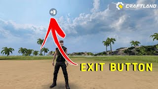 Make Exit Button Script In Craftland Free Fire India