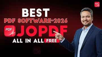 Edit PDF and Convert PDF Files Easily – JOPDF Free PDF Editor