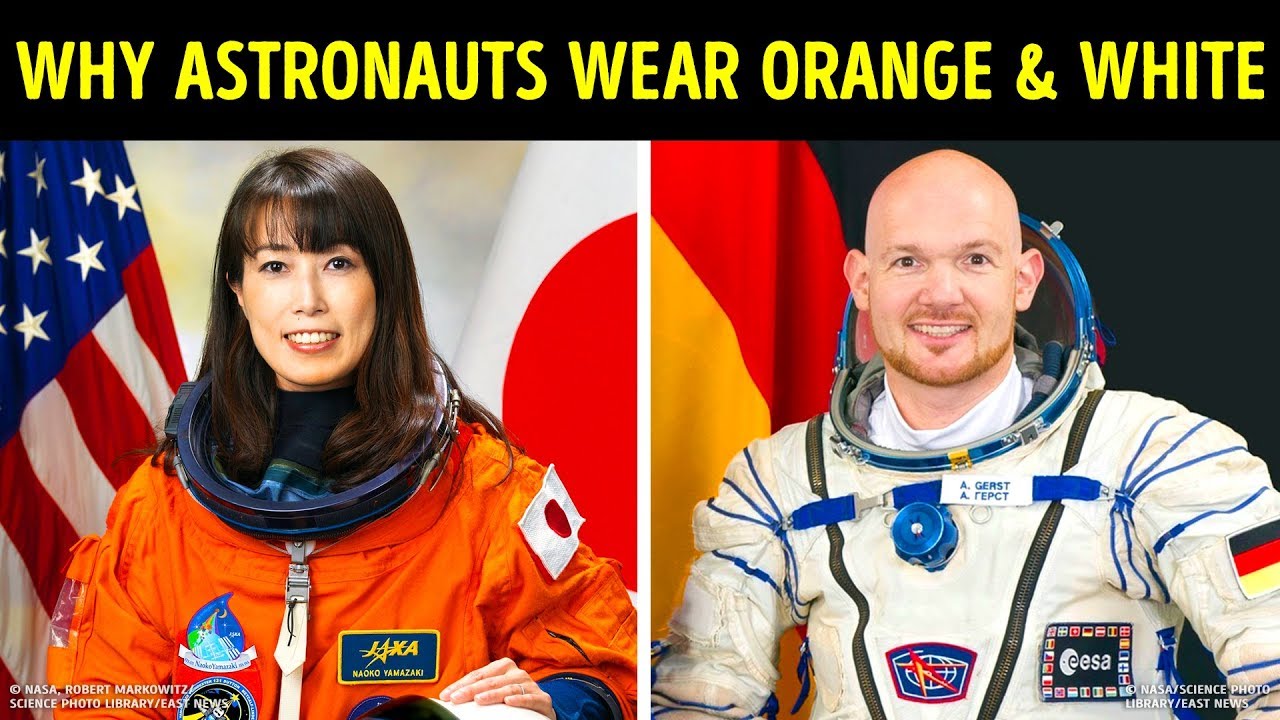 orange space suit for astronaut