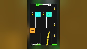 Snake VS Block - Gameplay video (Lvl 1 to 4)