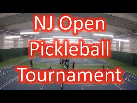 Men's 5.0 Doubles - 1 PM Right Courts - NJ Open Pickleball Tourney - YouTube