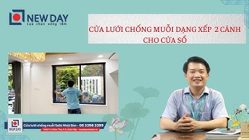 Cửa lưới chống muỗi dạng xếp| Cửa lưới chống muỗi cho cửa sổ [Cửa lưới New Day]|08 3398 3399