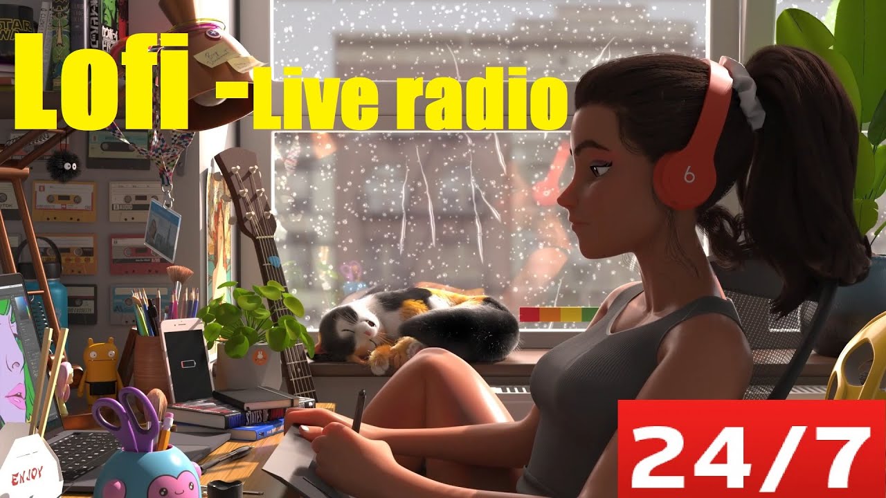 Chill Radio 24/7. Lo Fi Hip Hop Radio 24/7. Lofi Radio 24 7. Study to [Live 24/7.