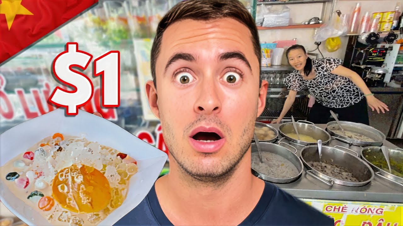 $1 Vietnamese Flan Dessert 🇻🇳 (Incredible Street Food!)