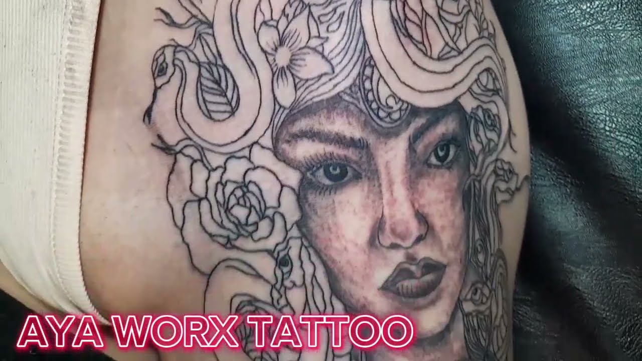 Medusa Thigh Tattoo on Black Women | TikTok