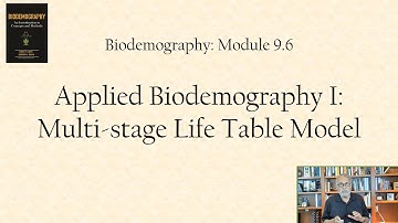 Applied Biodemography I: Multi-stage life table model