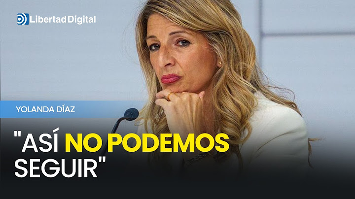 Yolanda Díaz lanza un mensaje a Sánchez: "Así no podemos seguir"