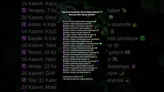 Kasımda Hangi Gün Senin Günün Olacak? Burcuna Göre Şanslı Tarihler