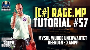 RageMP Scripting Tutorial #57 - Mysql wurde unerwartet beendet ... [XAMPP] [Deutsch]