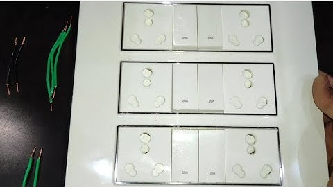 6 Socket 6 Switch Connection Parallel Connection #electric #wiring #electrical #extensionsocket
