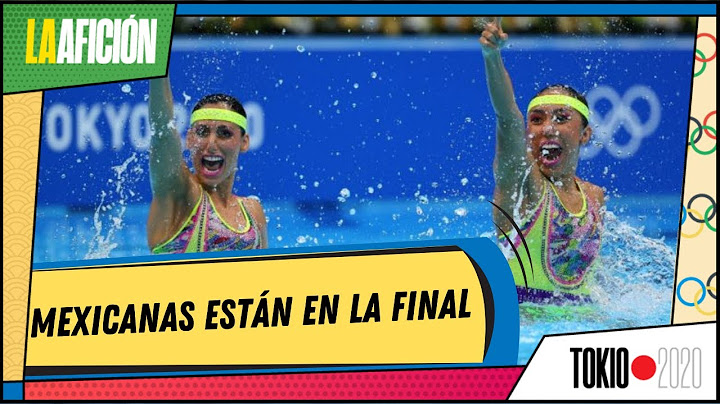 Nuria Diosdado y Joana Jiménez clasifican a la final de natación artística en Tokio 2020