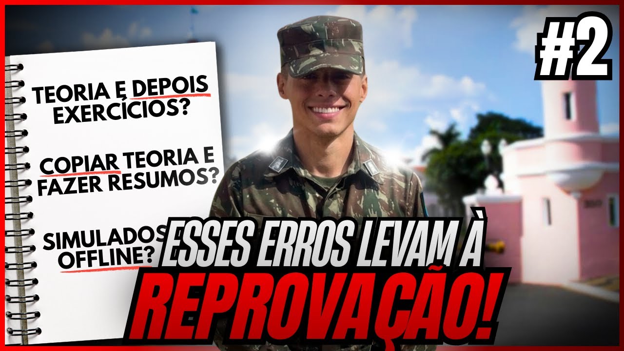 ERROS QUE IRÃO TE REPROVAR! #2
