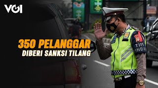 Razia Kendaraan di Tangerang Kota, 350 Pelanggar Diberi Sanksi Tilang