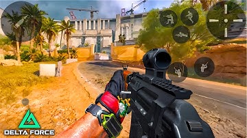 DELTA FORCE MOBILE - EXTRACTION MODE MAX GRAPHICS IOS GAMEPLAY