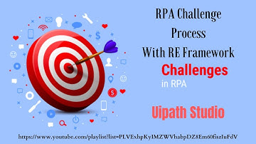 RPA Challenge Process (RE Framework)