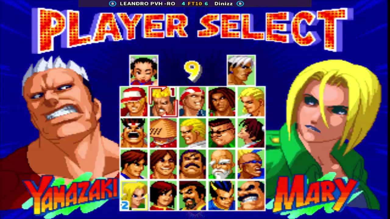 Real Bout Fatal Fury 2 - The Newcomers LEANDRO PVH -RO (BR) vs Dinizz (BR) || Play date 1 Sep 25