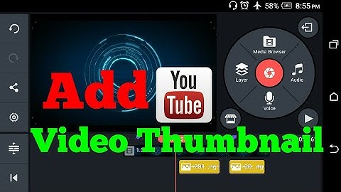How to add Custom Thumbnail on Youtube Video #kinemaster