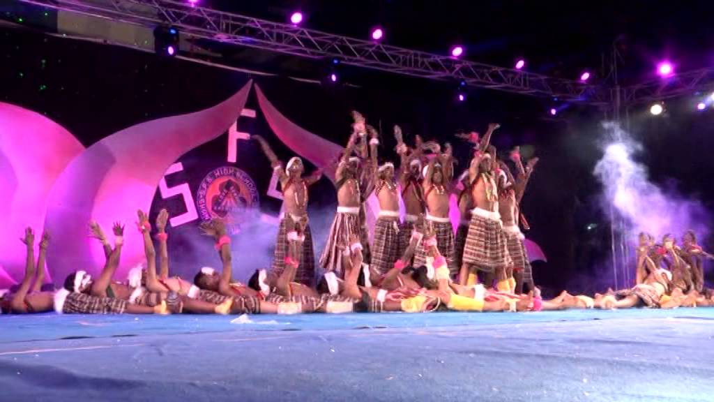 12 SFS School Shantinagar Annual Day Celebrations   Tribal Dance