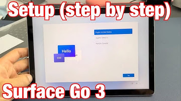 Microsoft Surface Go 3: How to Setup (step by step)