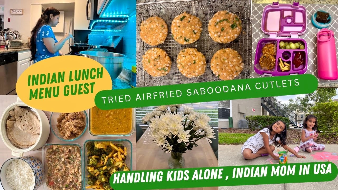  Start To Finish Easy Indian Guest Menu For Lunch AIRFRIED Saabudana 