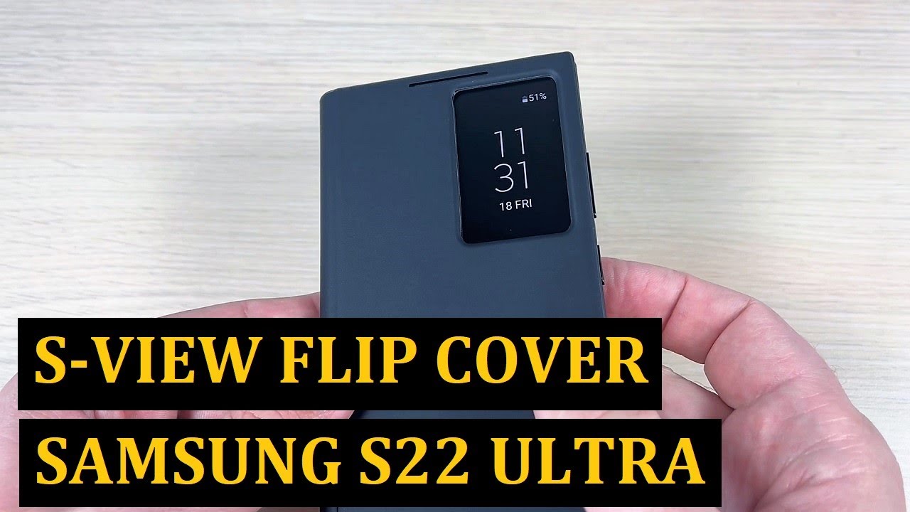 Samsung Galaxy S22 Ultra S-view Flip Cover EF-ZS908CBEGUS