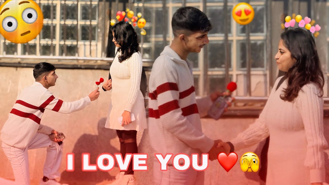 Proposing prank ￼on random ￼girl 😍 | लड़की ने क्या बोल दीया 🤯 | Prank Rihan YT | 