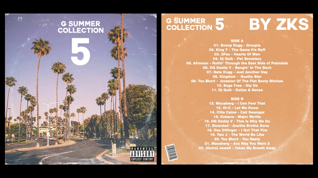 G SUMMER COLLECTION by ZK$ VOL. 5 (G Funk & West Coast Rap)