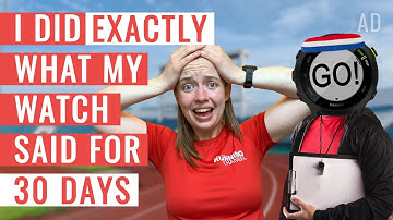 I Did Exactly What My Running Watch Told Me For A Month And This Is What Happened