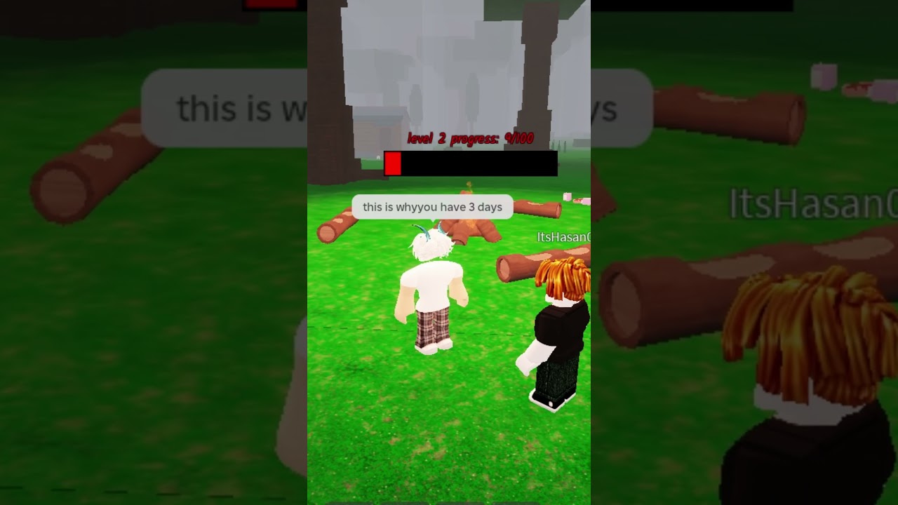 A NOOB Carried me... #99nightintheforest #roblox