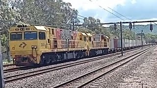 Narrow and standard gauge Freight trains at various locations