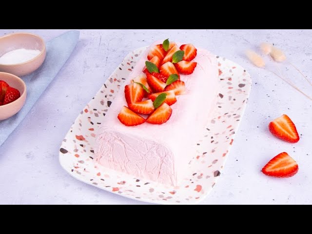 How to make a creamy and delicious Strawberry Semifreddo!