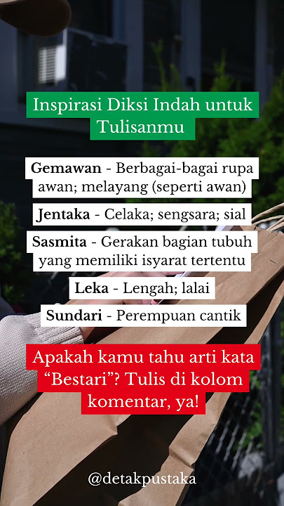 Apa arti kata 'bestari'?🤔