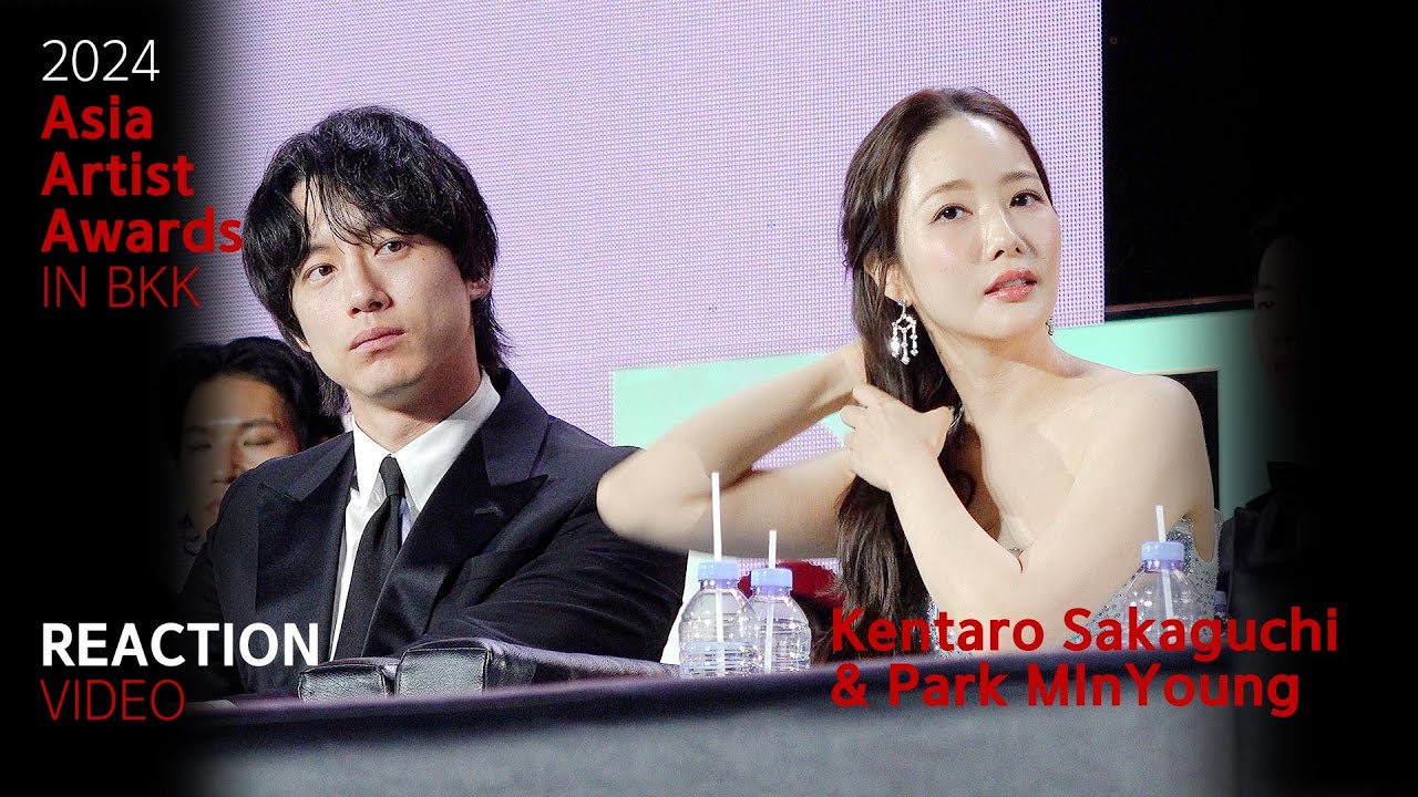 [#AAA2024] Kentaro Sakaguchi & Park MInYoung Reaction Video | 2024 Asia Artist Awards #AAA2024 #AAA