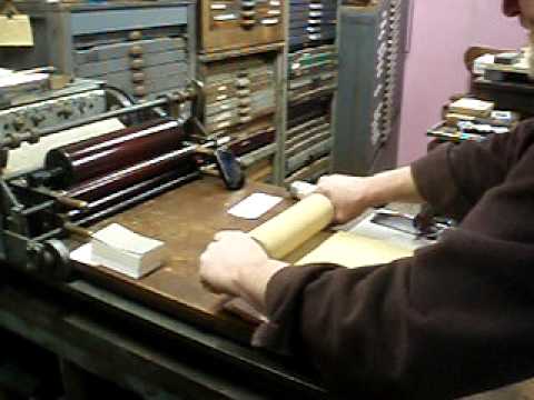 Composing Stick Proof Press - at 4 Prints per minu...