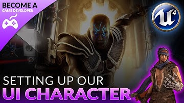 3D UI Class Select - #38 Creating A Role Playing Game With Unreal Engine 4